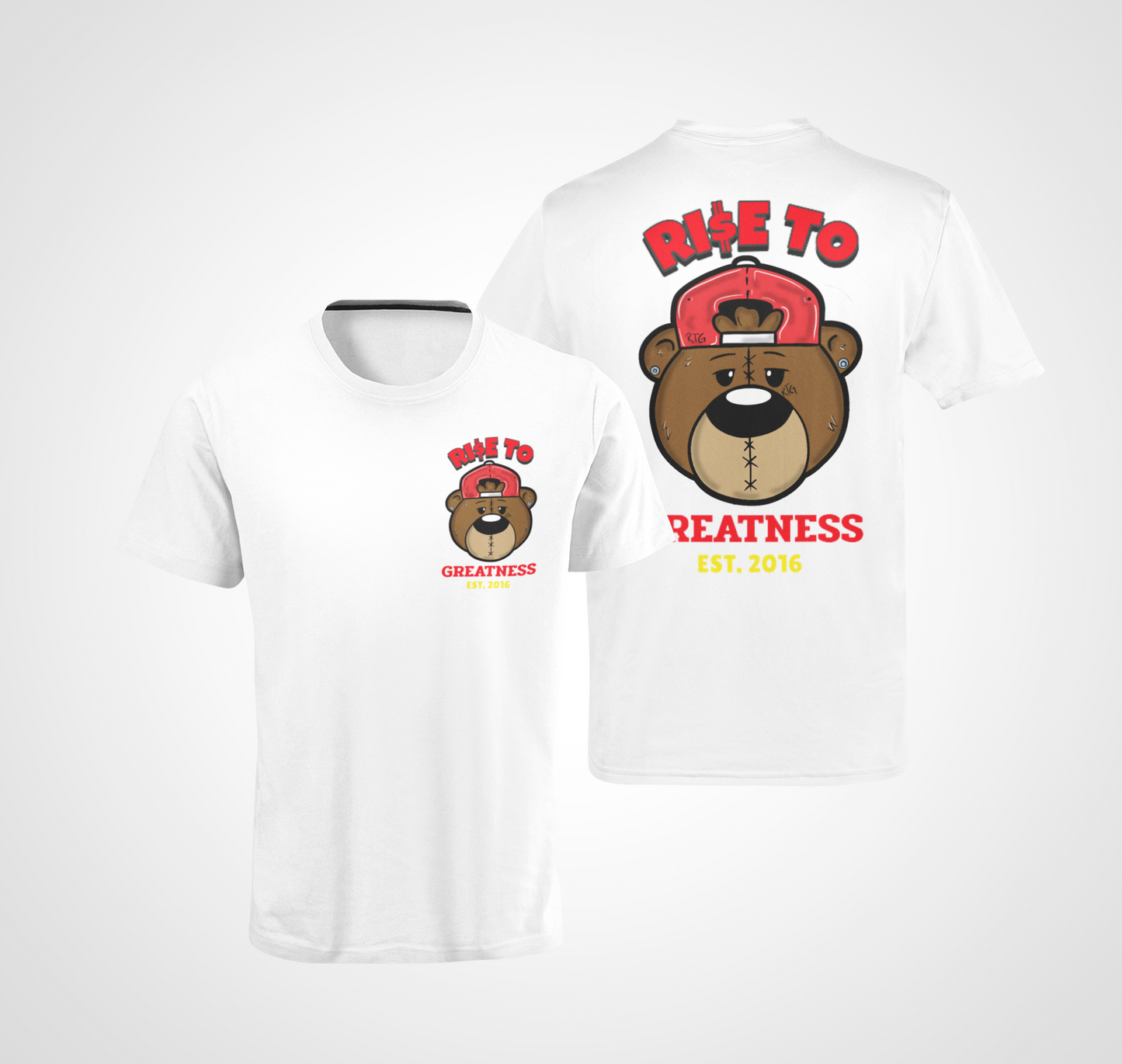 RTG Bear Tee in White